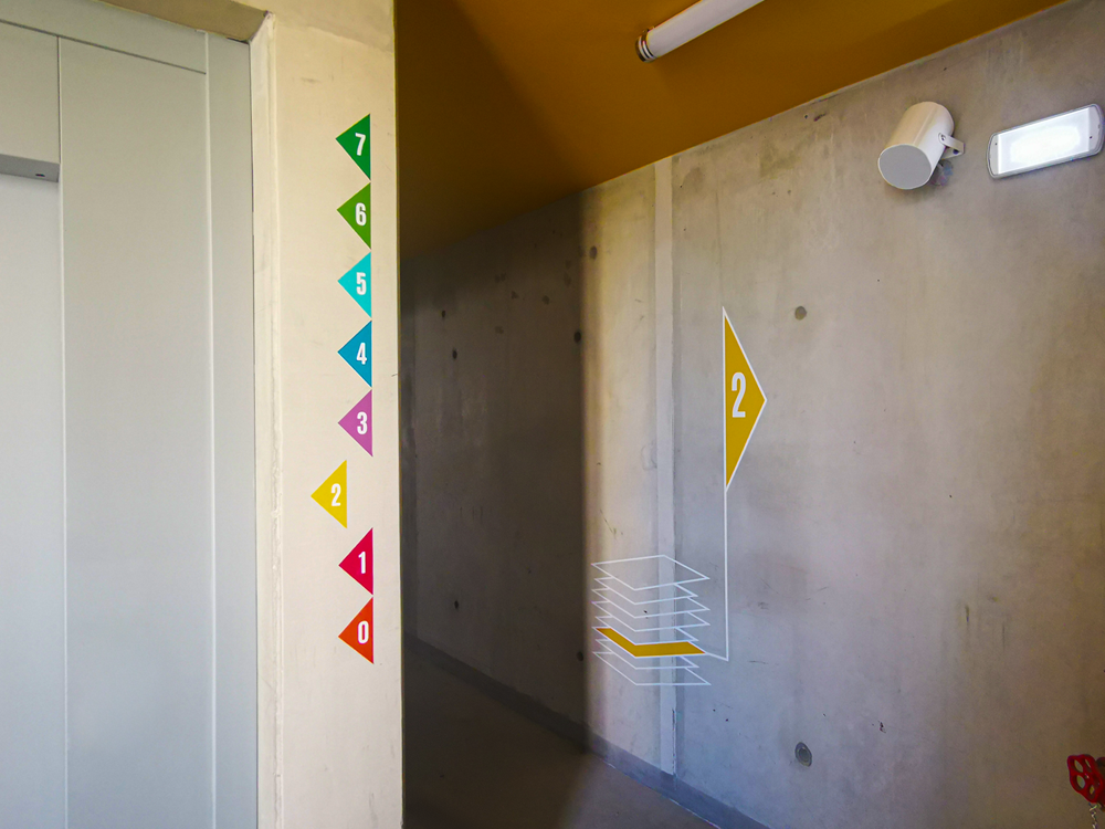 parking cartoucherie wayfinding